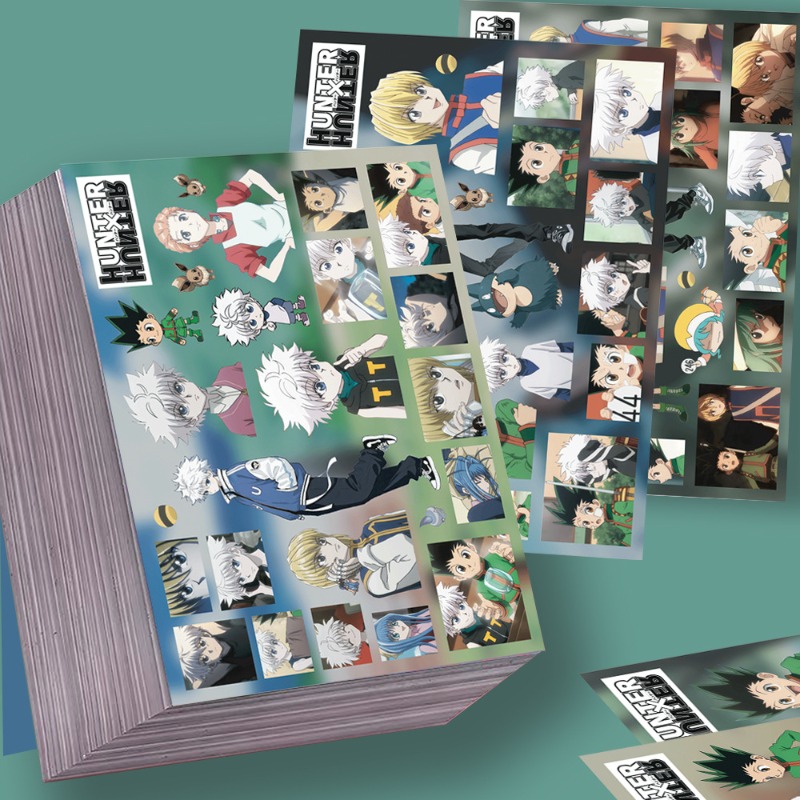 Case Fan - 8PCS Novos Adesivos da Série Anime