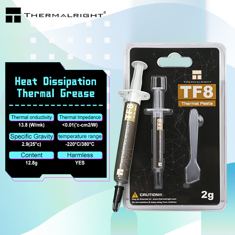 Thermal Paste - Thermalright-Dissipação de Calor de Alto Desempenho,