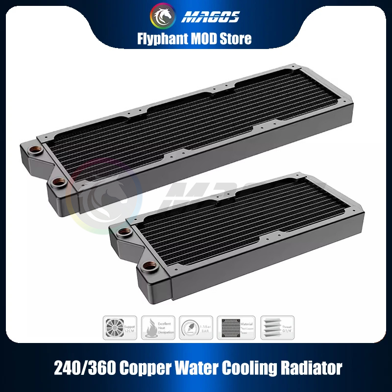 Chiller Water Cooling System Pc - Azieru-Radiador De Refrigeração De Água, Refrigerador