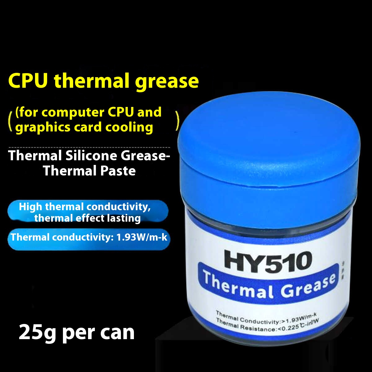 Hy510 pasta compuesta de graxa - Thermal Paste avaliação e preço