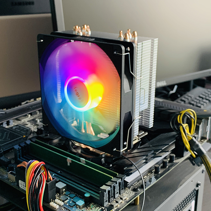 Cooler de CPU X99 Tower com 4  - Cpu Cooler avaliação e preço